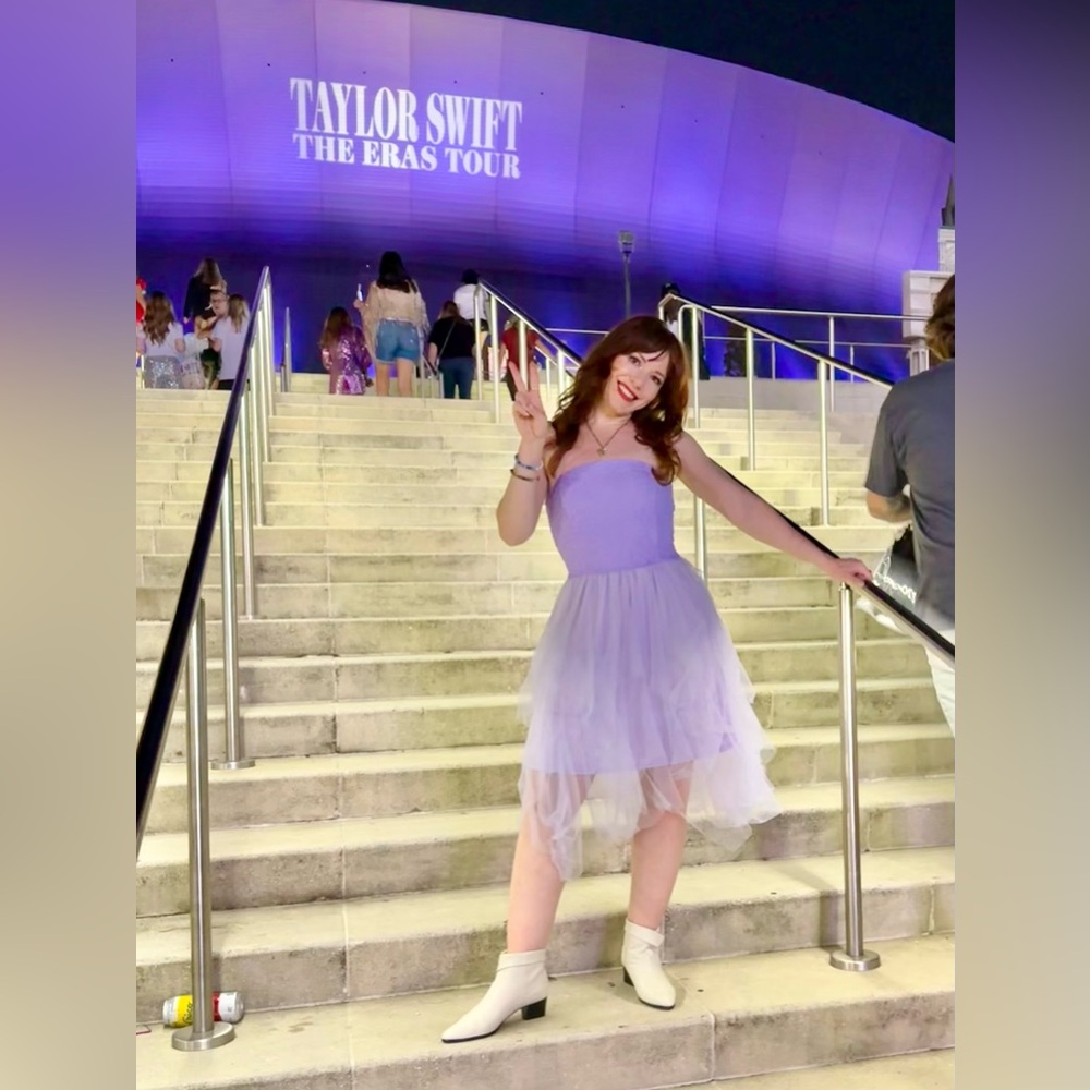 Purple Taylor Swift Eras Tour Concert Dress Speak Now Size Small-  “She + Sky”